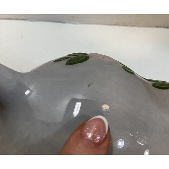 Vintage Hand Painted Artisan Made Ceramic Donkey Piggy Coin Bank Signed NR 1997 - Picture 4 of 7